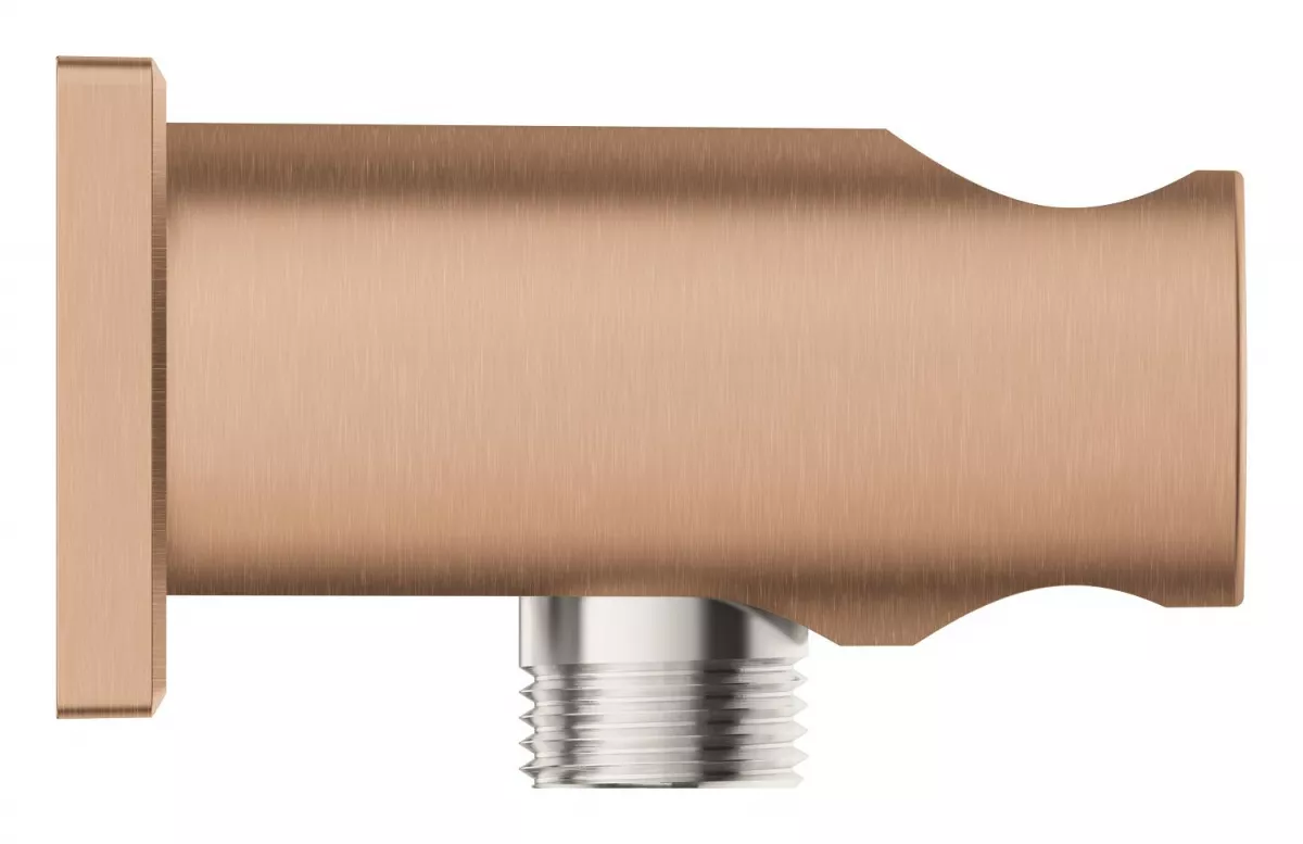 Cot iesire dus Grohe 26659DL0, Rainshower SoftSquare, 1/2'' x 1/2'', suport para, mat, cupru