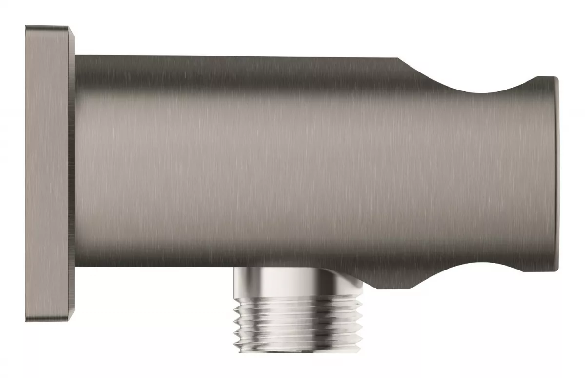 Cot iesire dus Grohe 26659AL0, Rainshower SoftSquare, 1/2'' x 1/2'', suport para, mat, grafit