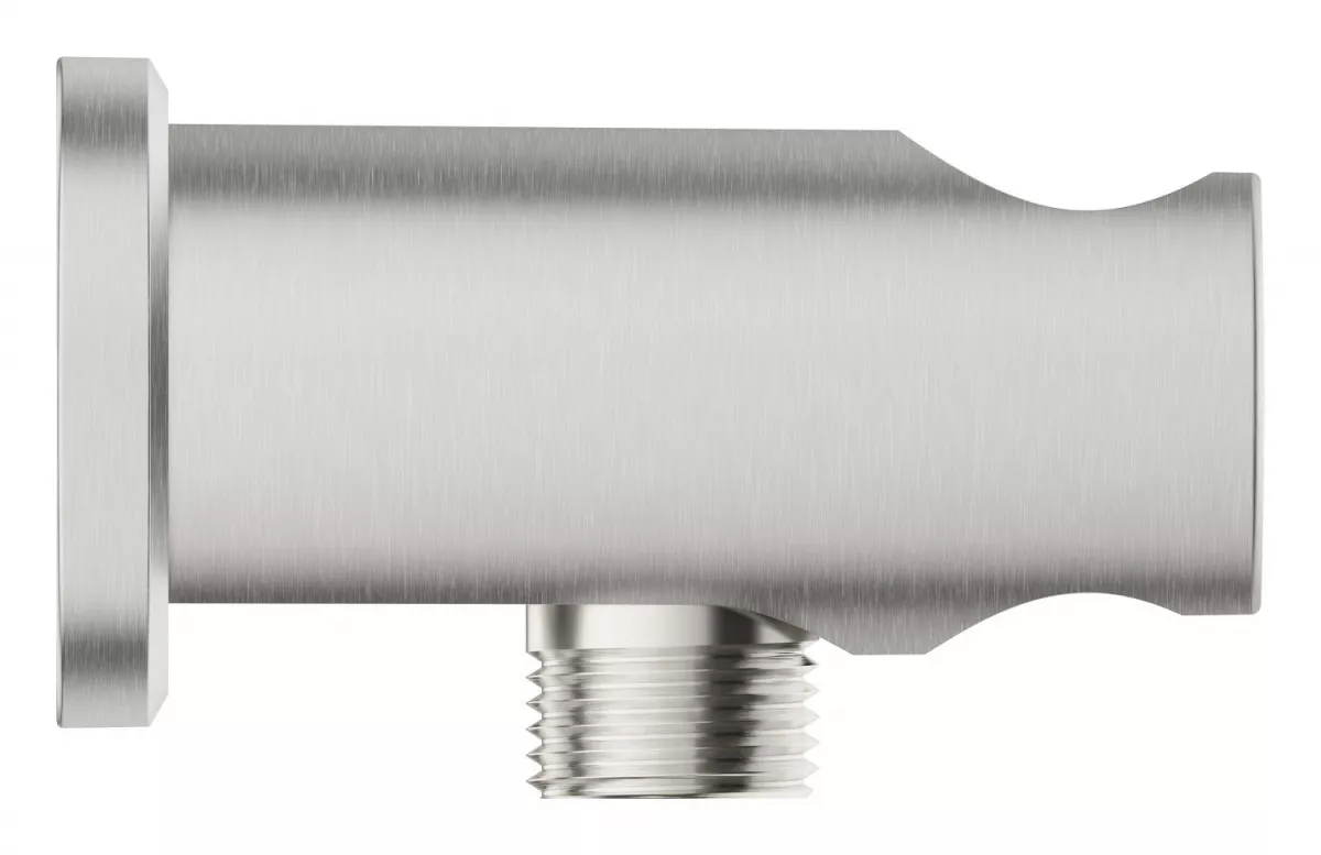 Cot iesire Grohe 26658DC0, Rainshower, 1/2'' x 1/2'', suport para, mat, otel satinat