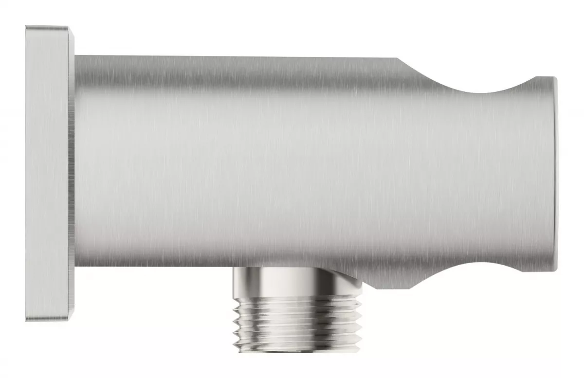 Cot iesire Grohe 26659DC0, Rainshower, 1/2'' x 1/2'', suport para, mat, otel satinat