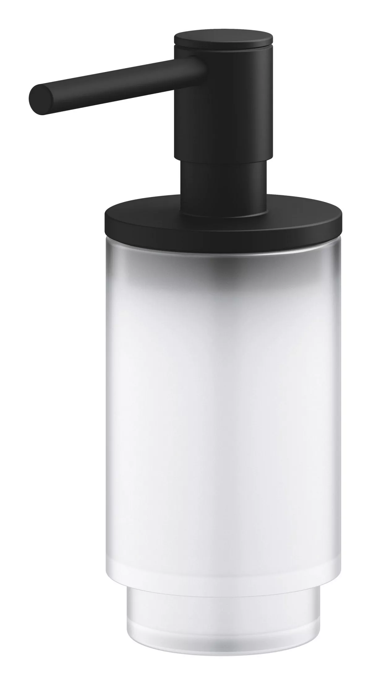 Dozator sapun baie Grohe 41218KF0, Selection, 120 ml, fara suport, sticla, metal, mat, negru
