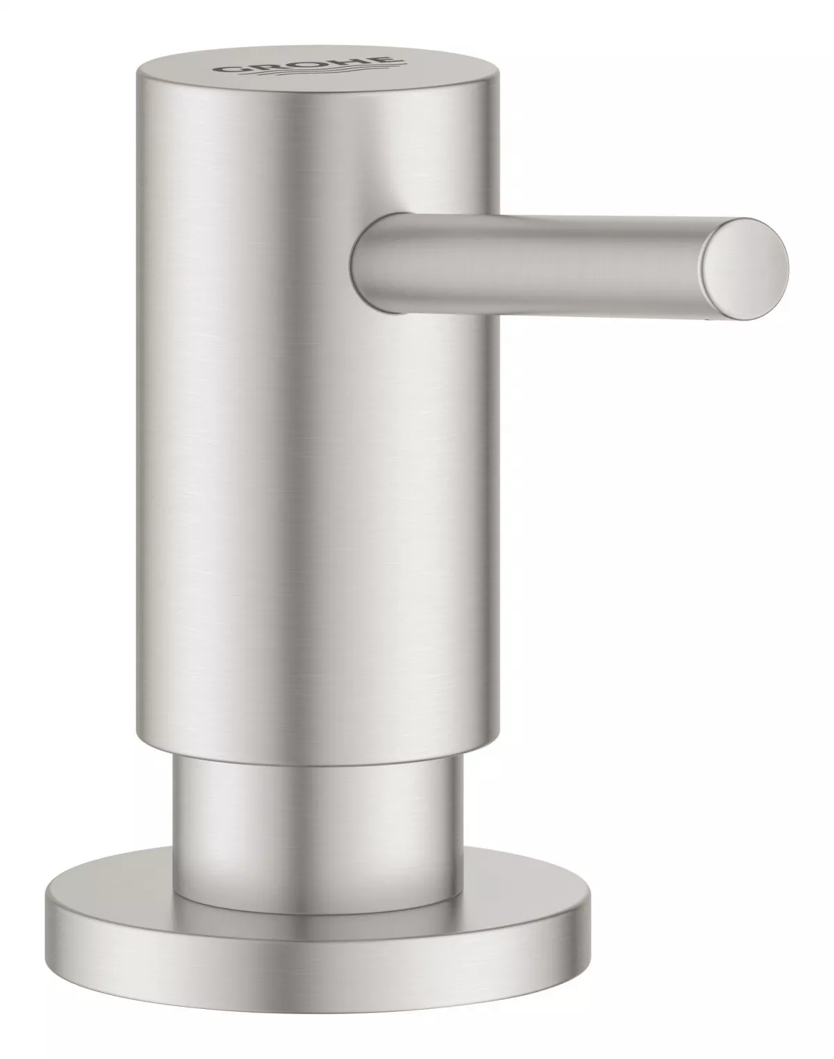 Dozator sapun bucatarie Grohe 40535DC0, Cosmo, incastrat, 400 ml, mat, otel satinat