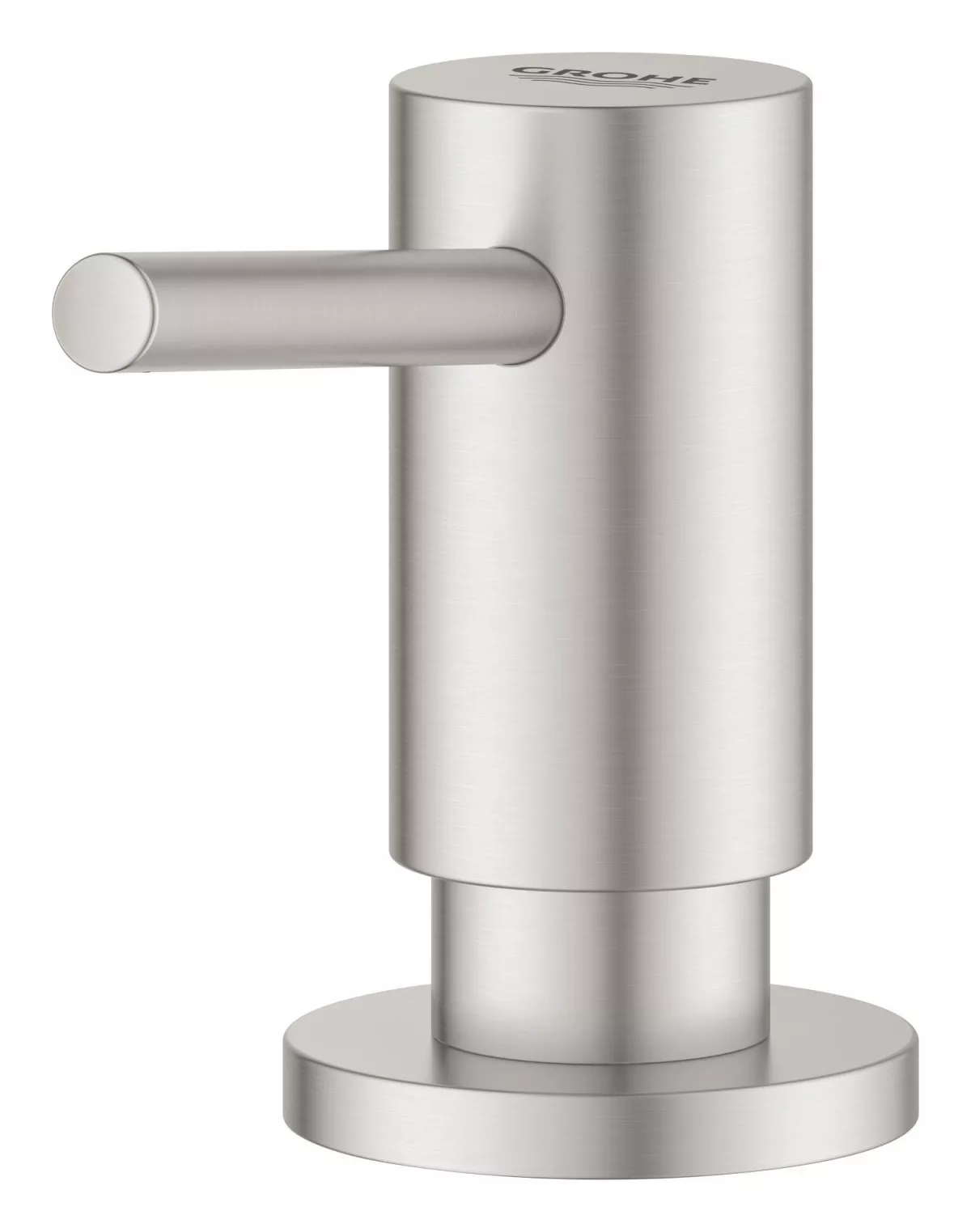 Dozator sapun bucatarie Grohe 40535DC0, Cosmo, incastrat, 400 ml, mat, otel satinat