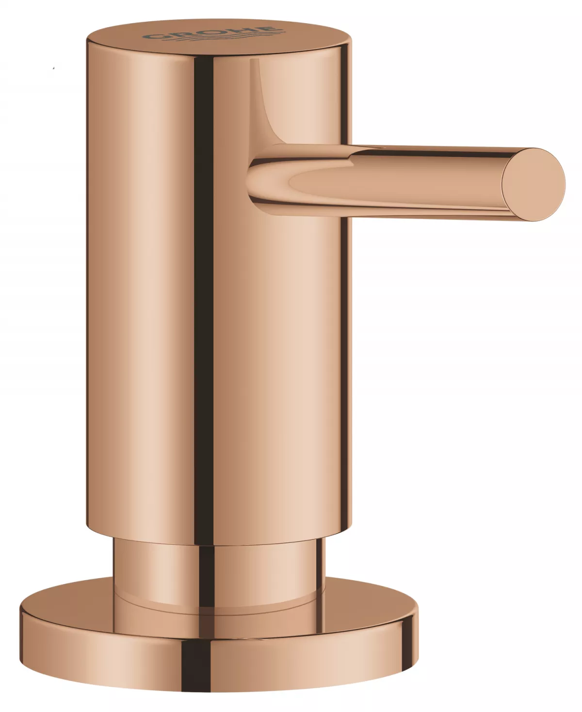 Dozator sapun bucatarie Grohe 40535DA0, incastrat, 500 ml, lucios, cupru