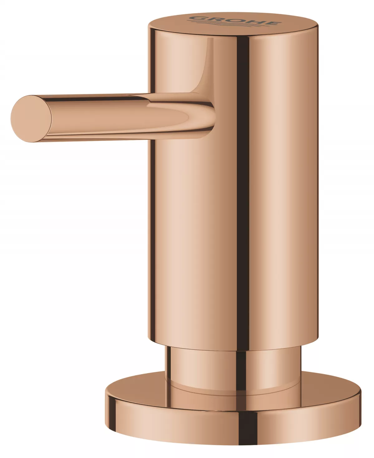 Dozator sapun bucatarie Grohe 40535DA0, incastrat, 500 ml, lucios, cupru