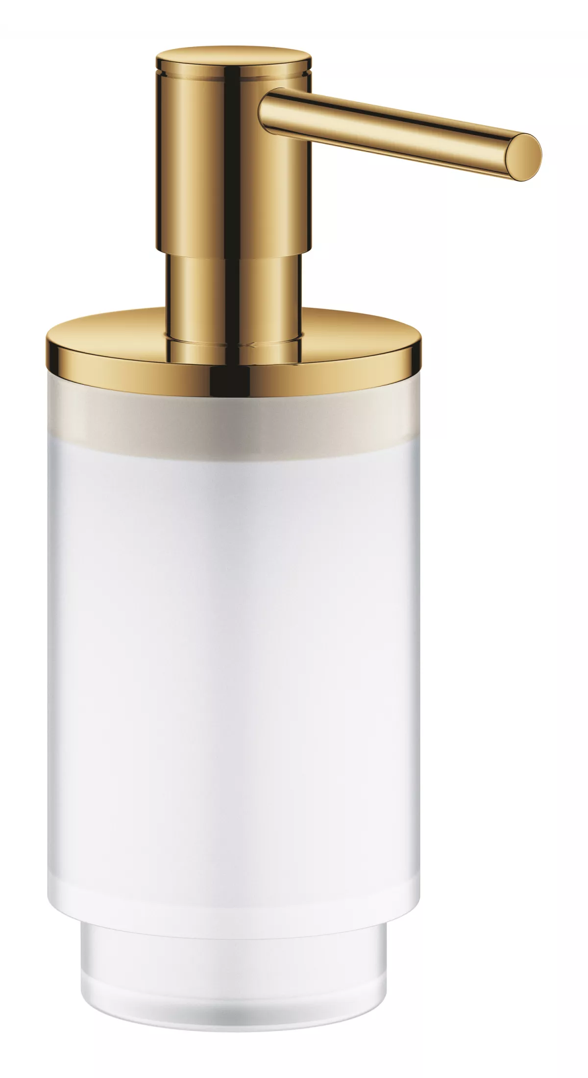 Dozator sapun lichid Grohe 41028GL0, Selection, 130 ml, sticla/metal, lucios, auriu