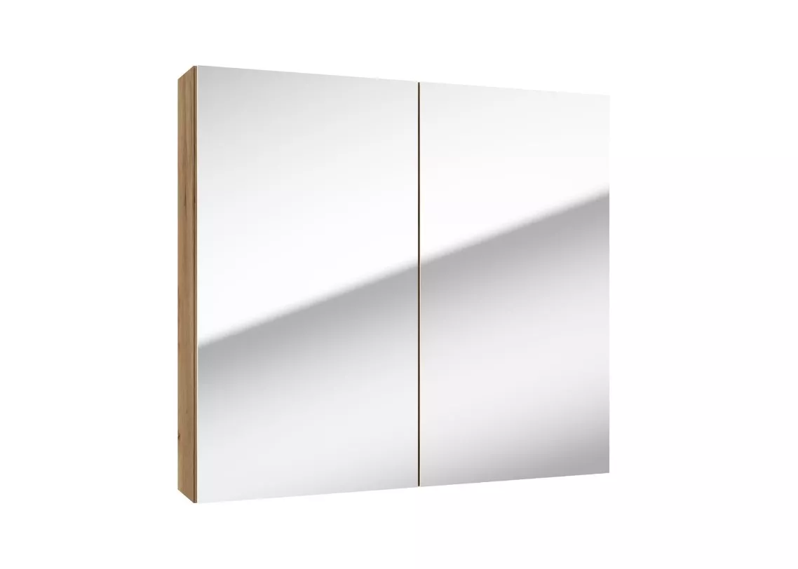 Dulap cu oglinda Kielle Vega, suspendat, 80 x 73 x 15 cm,…