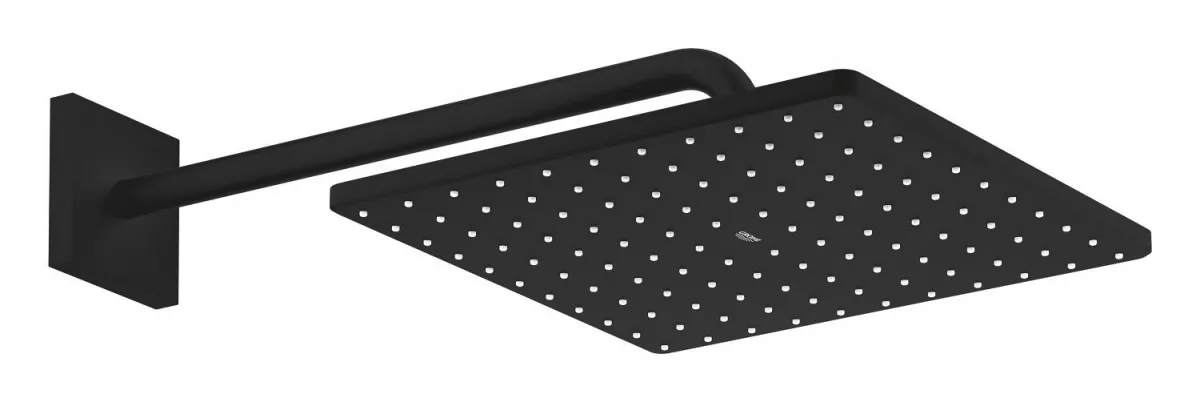 Dus fix Grohe 26564KF0, EuroCube, pe perete, 310 mm, 1 functie, mat, negru