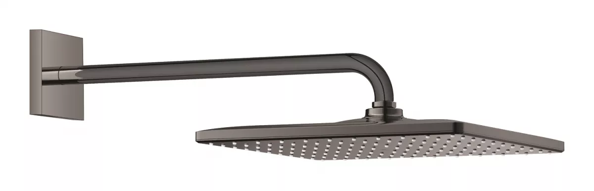 Dus fix Grohe 26564A00, Rainshower 310 Cube, pe perete, 310 mm, 1 functie, anti-calcar, lucios, grafit