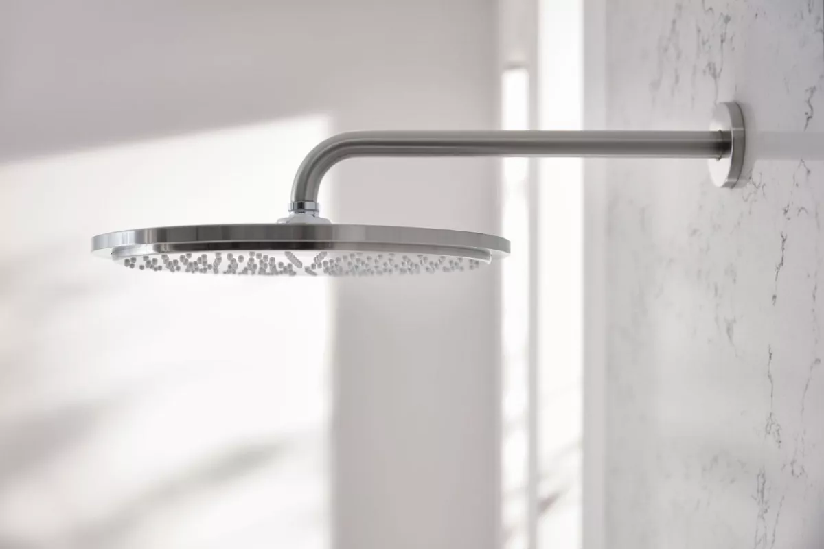 Dus fix Grohe 26066DC0, Rainshower 310, pe perete, 310 mm, 1 functie, mat, otel satinat