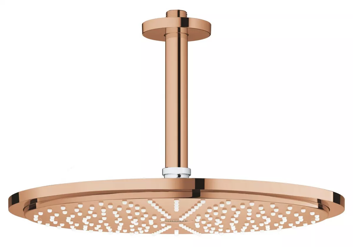 Dus fix Grohe 26067DA0, Rainshower 310, pe tavan, 310 mm, 1 functie, lucios, cupru