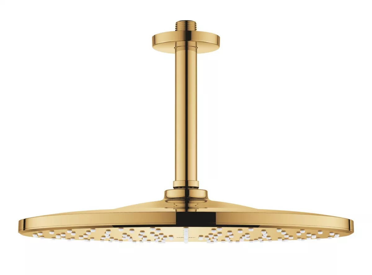 Dus fix Grohe 26560GL0, Rainshower 310, pe tavan, 310 mm, 1 functie, lucios, auriu