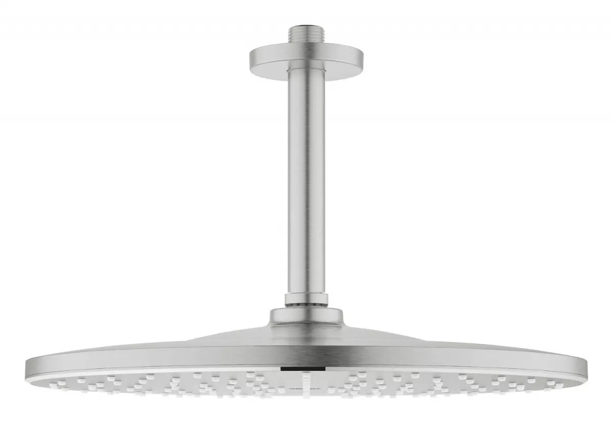 Dus fix Grohe 26560DC0, Rainshower 310, pe tavan, 310 mm, 1 functie, mat, otel satinat