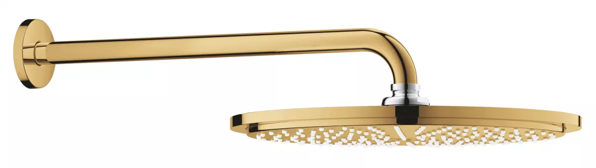 Dus fix Grohe 26066GL0, Rainshower Cosmopolitan 310, 1/2'', 310 mm, 1 functie, lucios, auriu