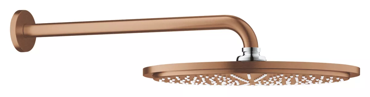 Dus fix Grohe 26066DL0, Rainshower, 310, 1/2'', pe perete, 310 mm, 1 functie, mat, cupru