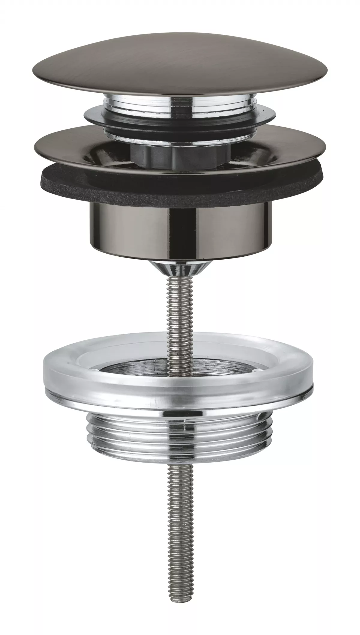 Ventil push to open Grohe 65807AL0, G1 1/4'', mat, grafit