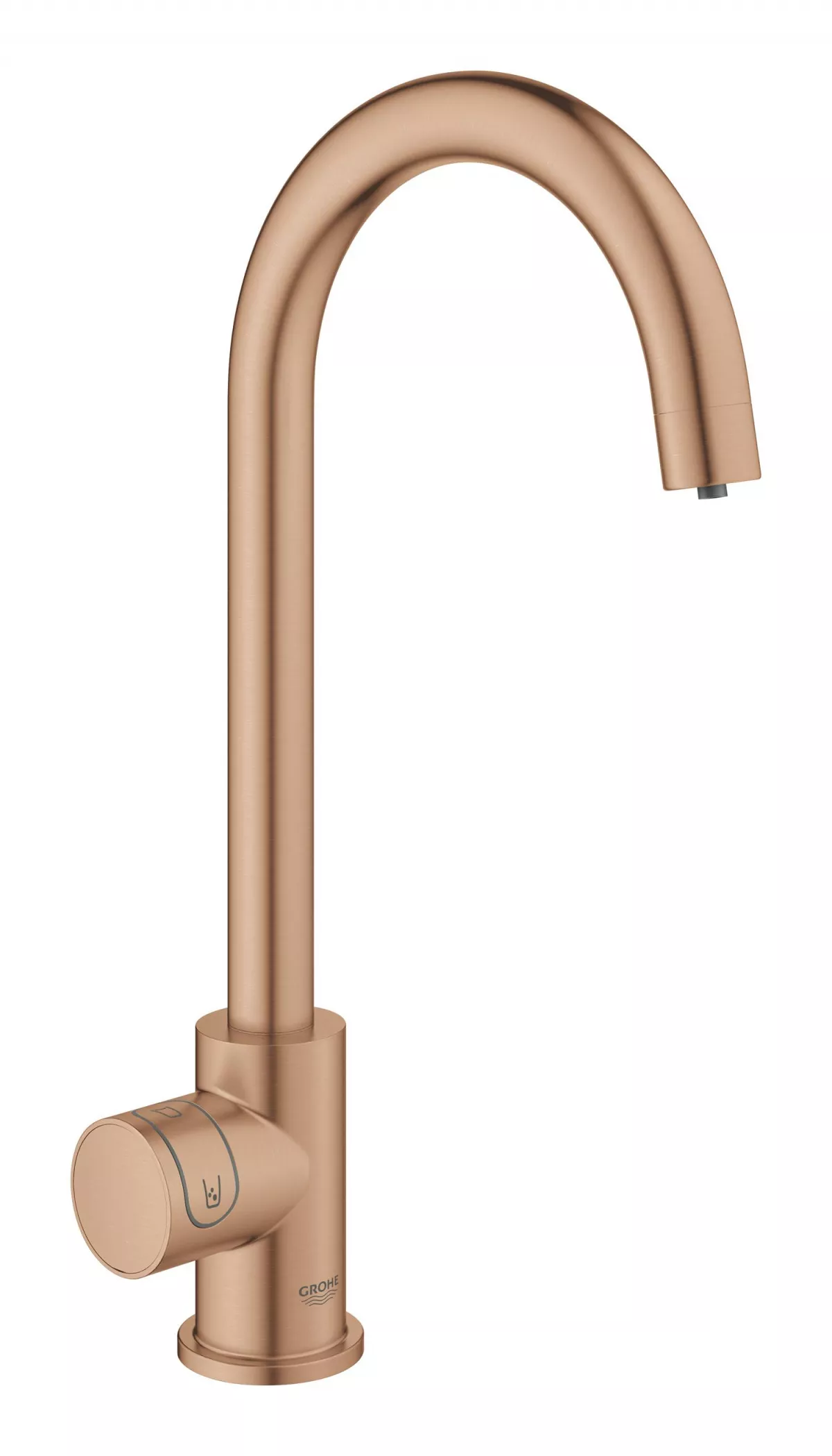Filtru bucatarie Grohe 31498DL1, Blue Home, medie, tip C, filtrare, CO2, racire, mat, cupru