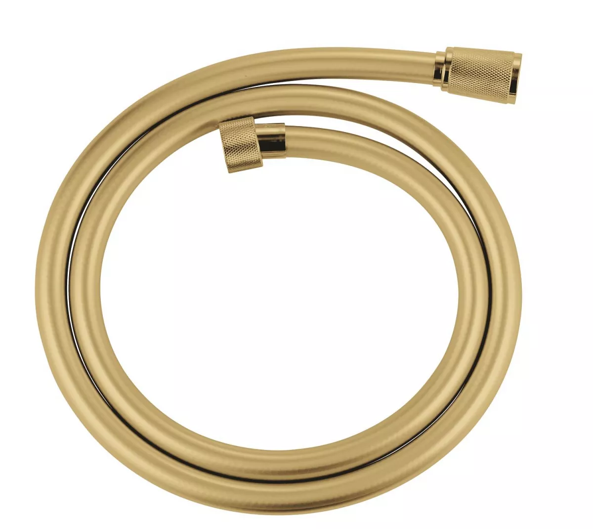 Furtun de dus Grohe 28362GL1, SilverFlex, 1/2'' x 1/2'', 1.25 m, universal, anti-rasucire, mat, auriu