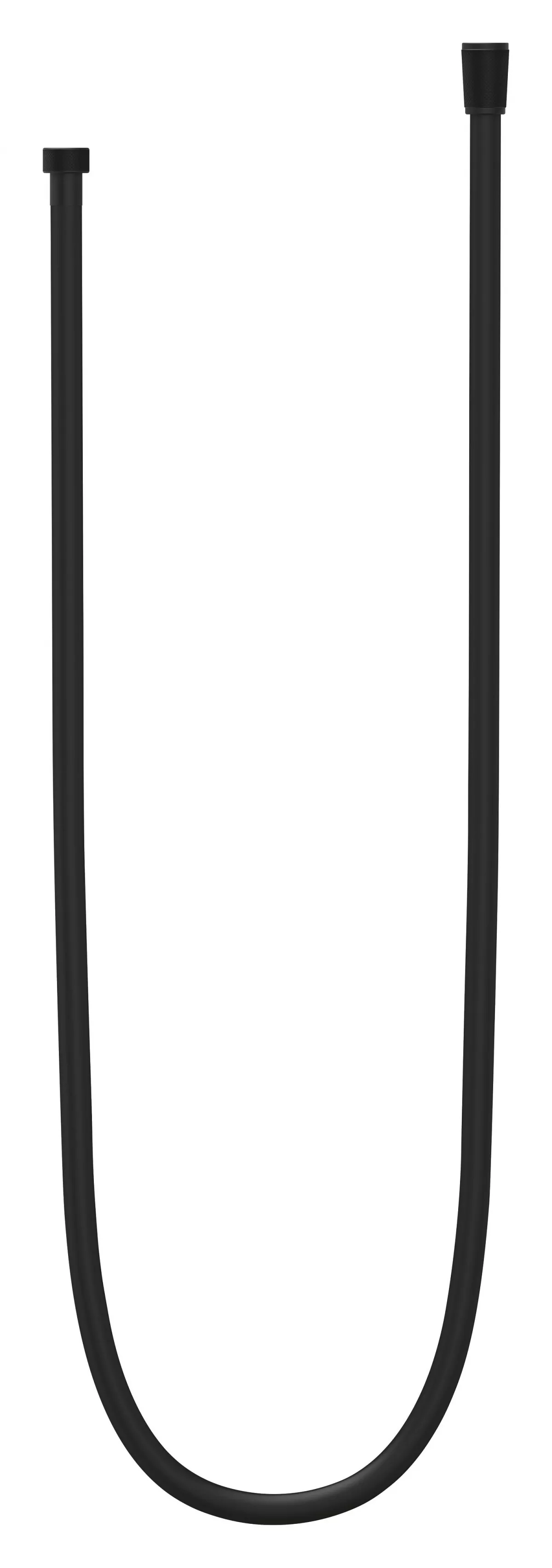Furtun de dus Grohe 28388KF1, SilverFlex, universal, 1/2'' x 1/2'', 1.75 m, anti-indoire, mat, negru