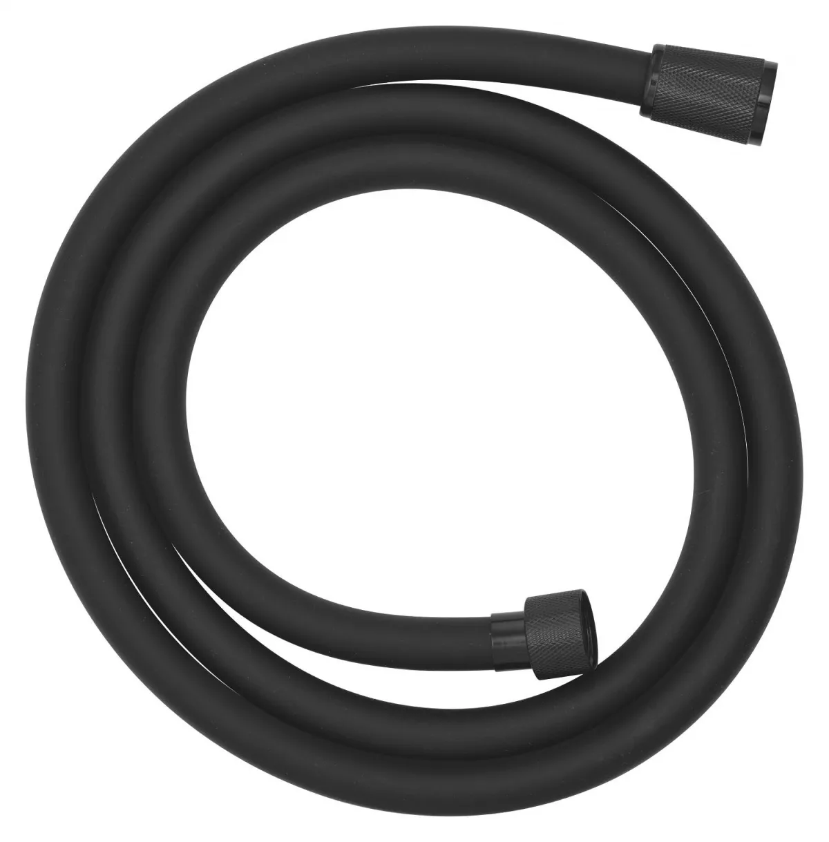 Furtun dus Grohe 28364KF1, SilverFlex, 1/2'' x 1/2'', 1.5 m, mat, negru