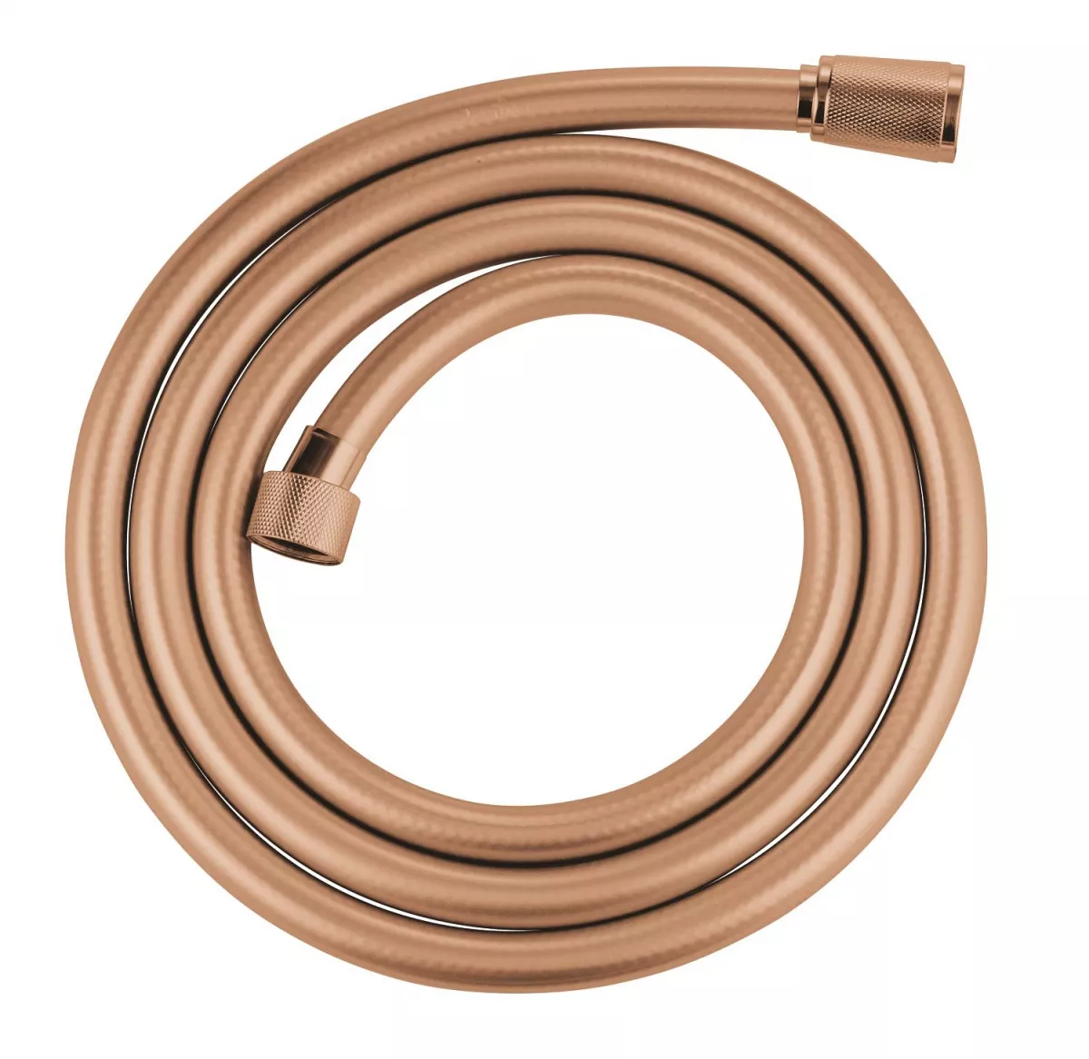 Furtun Grohe 28388DA1, Silverflex, 1/2'' x 1/2'', 1.75 m, 5 bari, anti-indoire, lucios, cupru