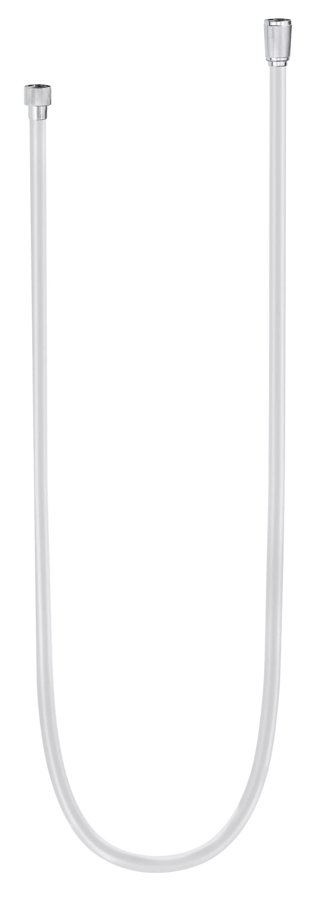Furtun Grohe 107061LS00, SilverFlex, universal, 1.5 m, anti-rasucire, alb