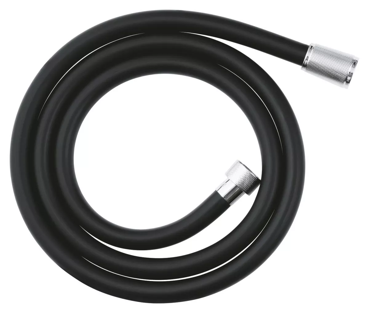 Furtun Grohe 107061KI00, SilverFlex, universal, 1.5 m, anti-rasucire, negru