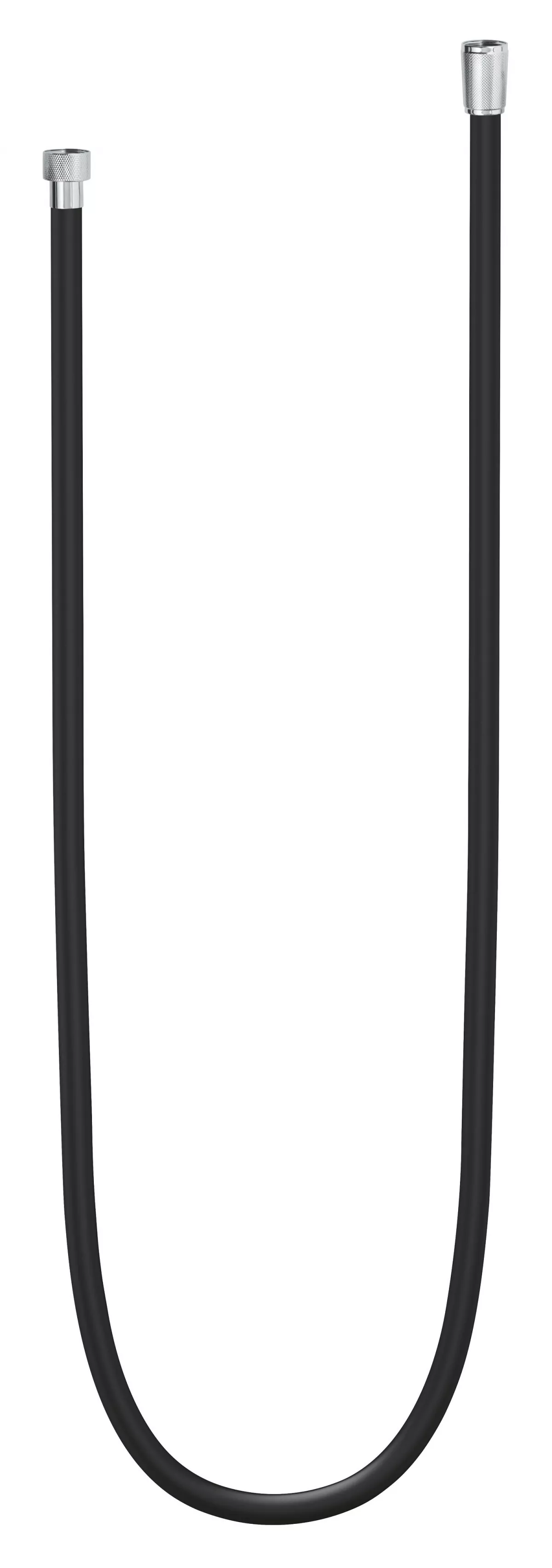 Furtun Grohe 107061KI00, SilverFlex, universal, 1.5 m, anti-rasucire, negru