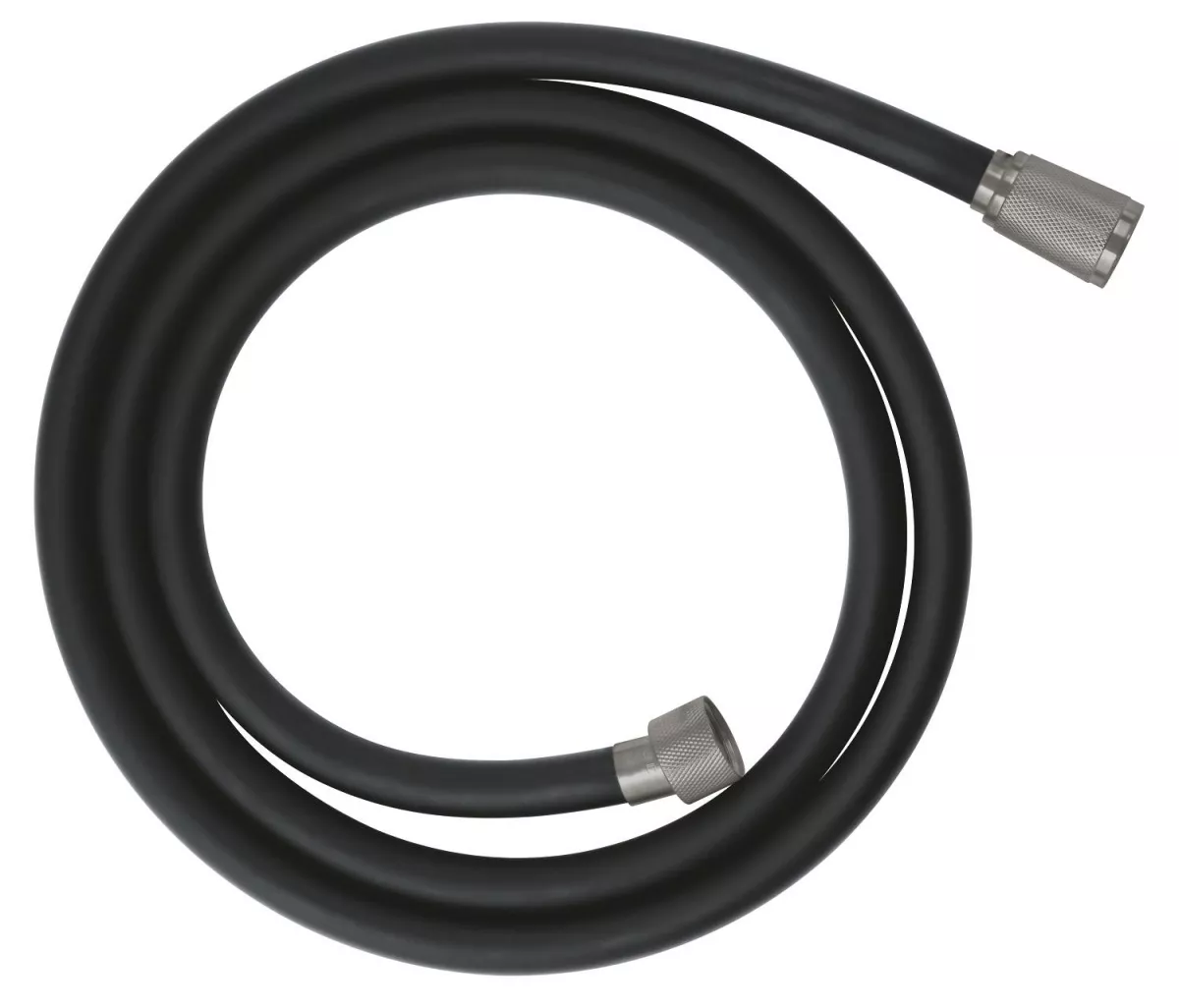 Furtun Grohe 107061DC00, SilverFlex, universal, 1.5 m, anti-rasucire, otel satinat