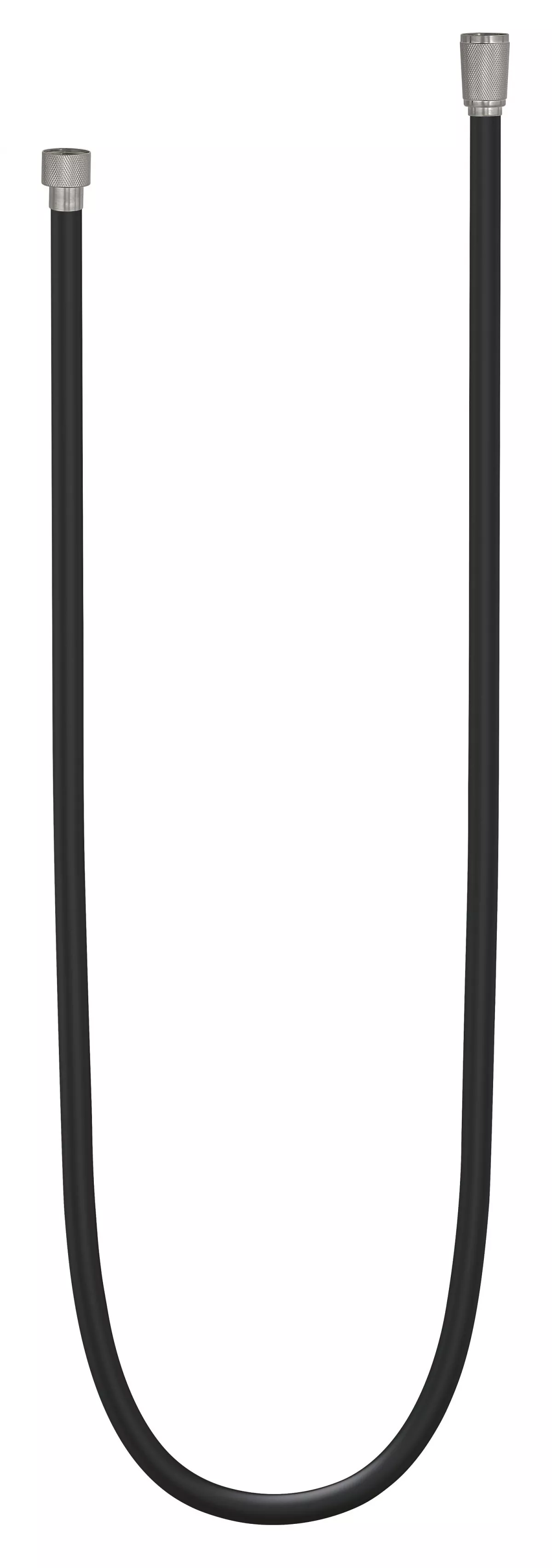 Furtun Grohe 107061DC00, SilverFlex, universal, 1.5 m, anti-rasucire, otel satinat