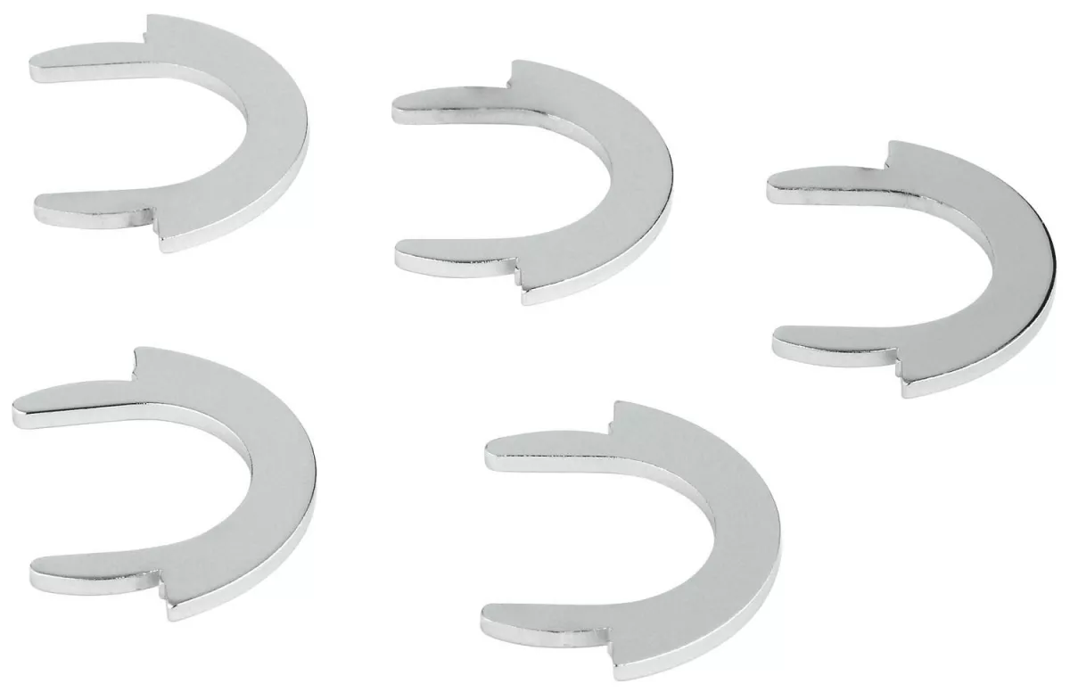 Inel blocaj Grohe 0485300M, pentur baterie cu pipa pivotanta, 5 bucati, metalic
