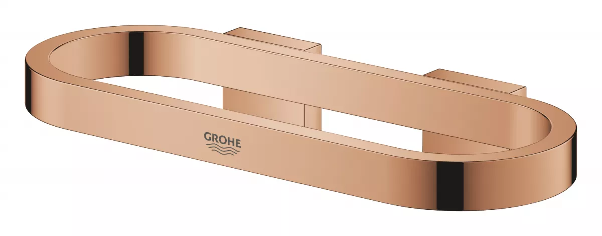 Inel prosop Grohe 41035DA0, Selection, 200 mm, pe perete, metal, lucios, cupru