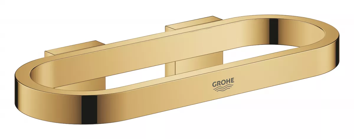 Inel prosop Grohe 41035GL0, Selection, 200 mm, pe perete, metal, lucios, auriu