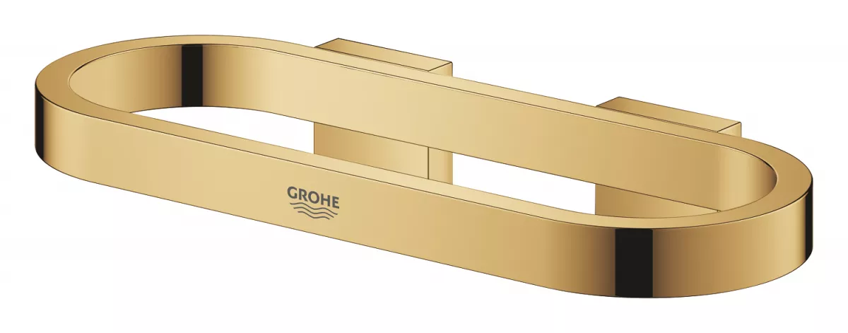 Inel prosop Grohe 41035GL0, Selection, 200 mm, pe perete, metal, lucios, auriu