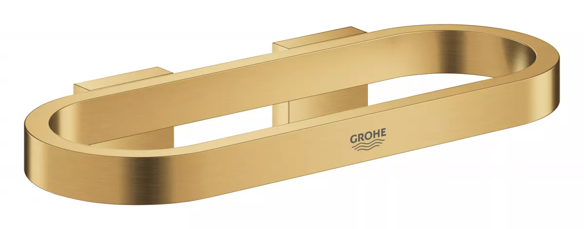 Inel prosop Grohe 41035GN0, Selection, 200 mm, pe perete, metal, mat, auriu