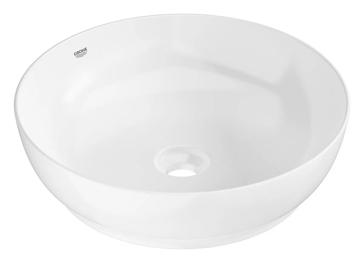 Lavoar Grohe 103560SH00, Essence, pe blat, 450 mm, fara preaplin, AquaCEramic, HyperClean, alb