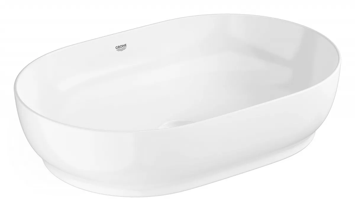 Lavoar Grohe 103563SH00, Essence, pe blat, 60 x 40 cm, fara preaplin, AquaCEramic, HyperClean, alb