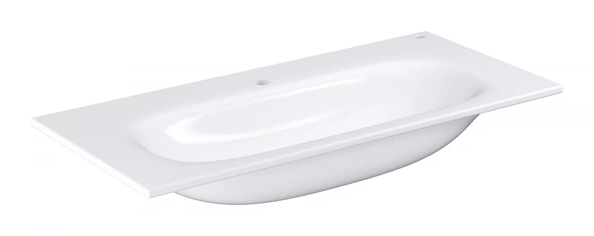 Lavoar Grohe 3956600H, Essence Vanity, montare pe perete/blat, 1000 x 460 mm, anti-aderent, anti-bacterian