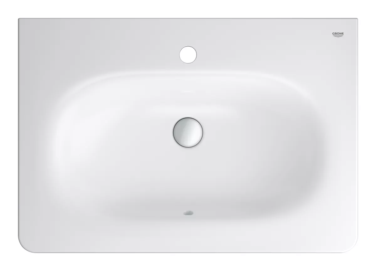 Lavoar Grohe 3956400H, Essence, 700 x 485 mm, montare pe perete, preaplin, anti-aderent, anti-bacterian