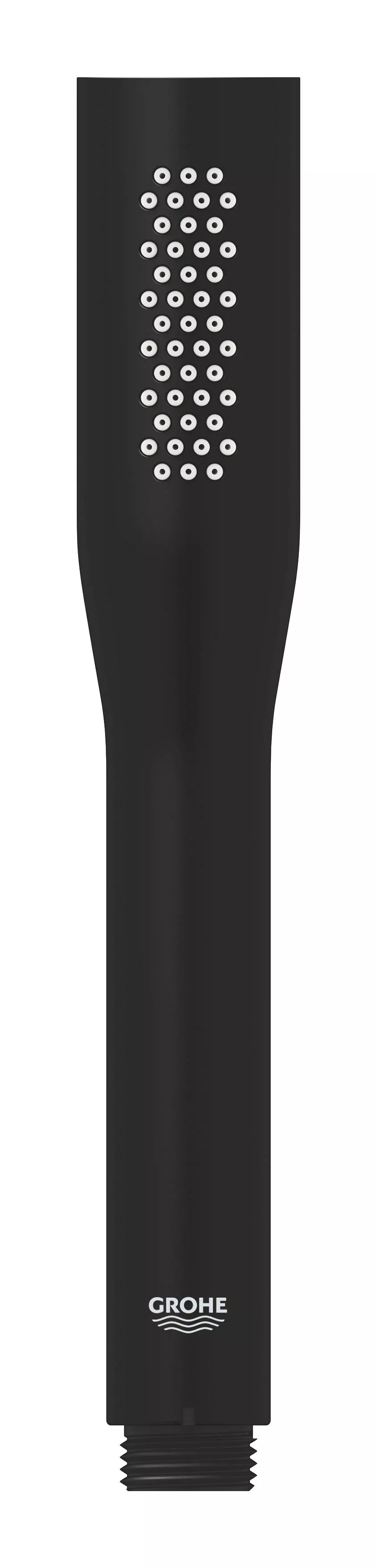Para de dus Grohe 22126KF0, Euphoria Stick, 1/2'', universala, 1 pulverizare, anti-calcar, mat, negru