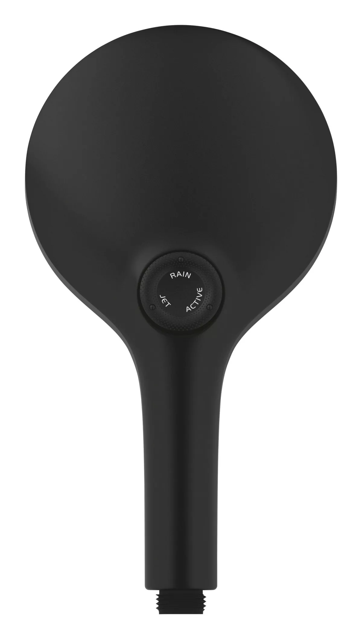 Para de dus Grohe 22127KF0, Rainshower SmartActive 130, 1/2'', 3 pulverizari, 9.5 l/min, anti-calcar, mat, negru