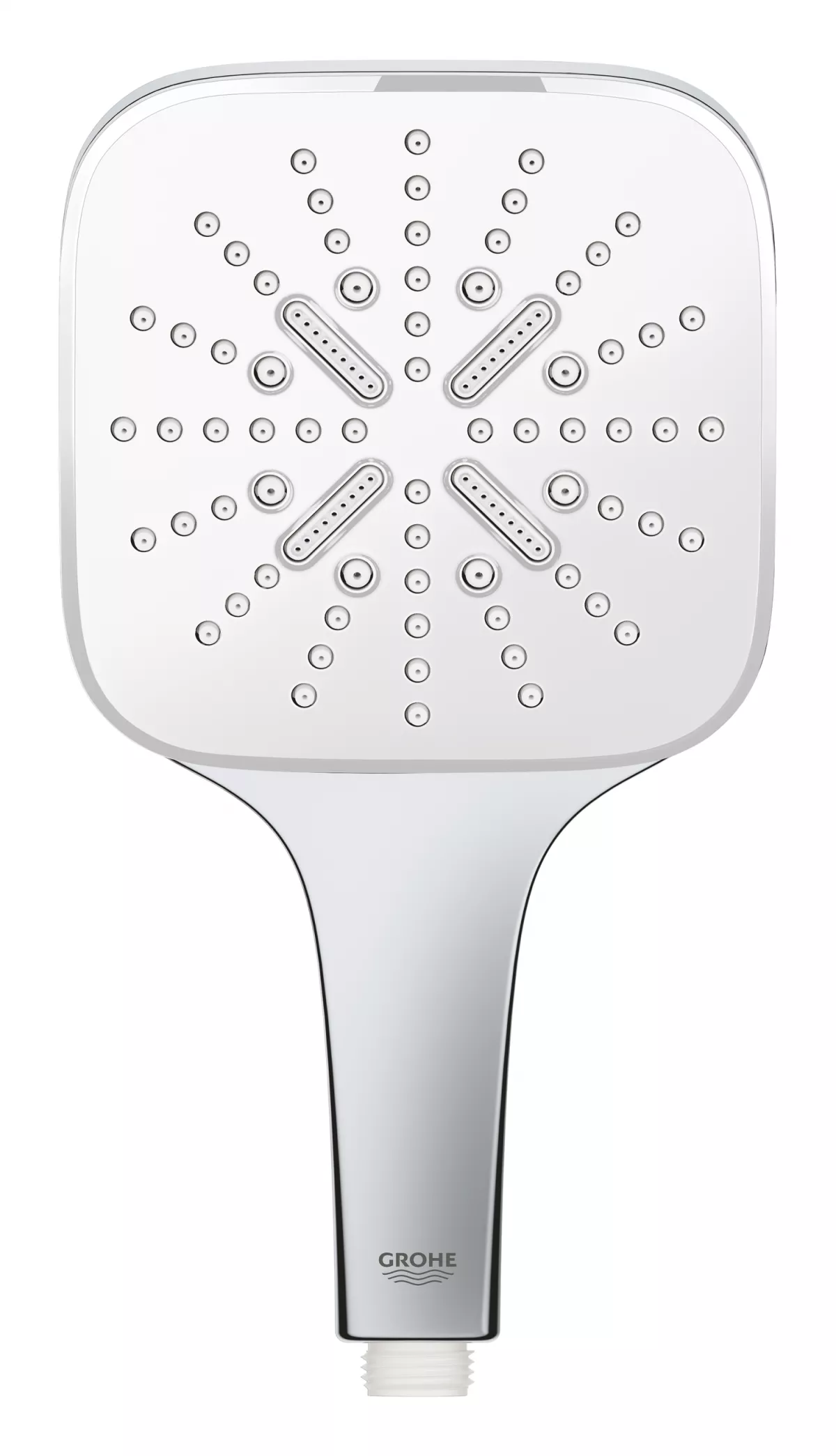 Para de dus Grohe 26551LS0, Rainshower SmartActive Cube 130, universala, 3 functii, crom/alb