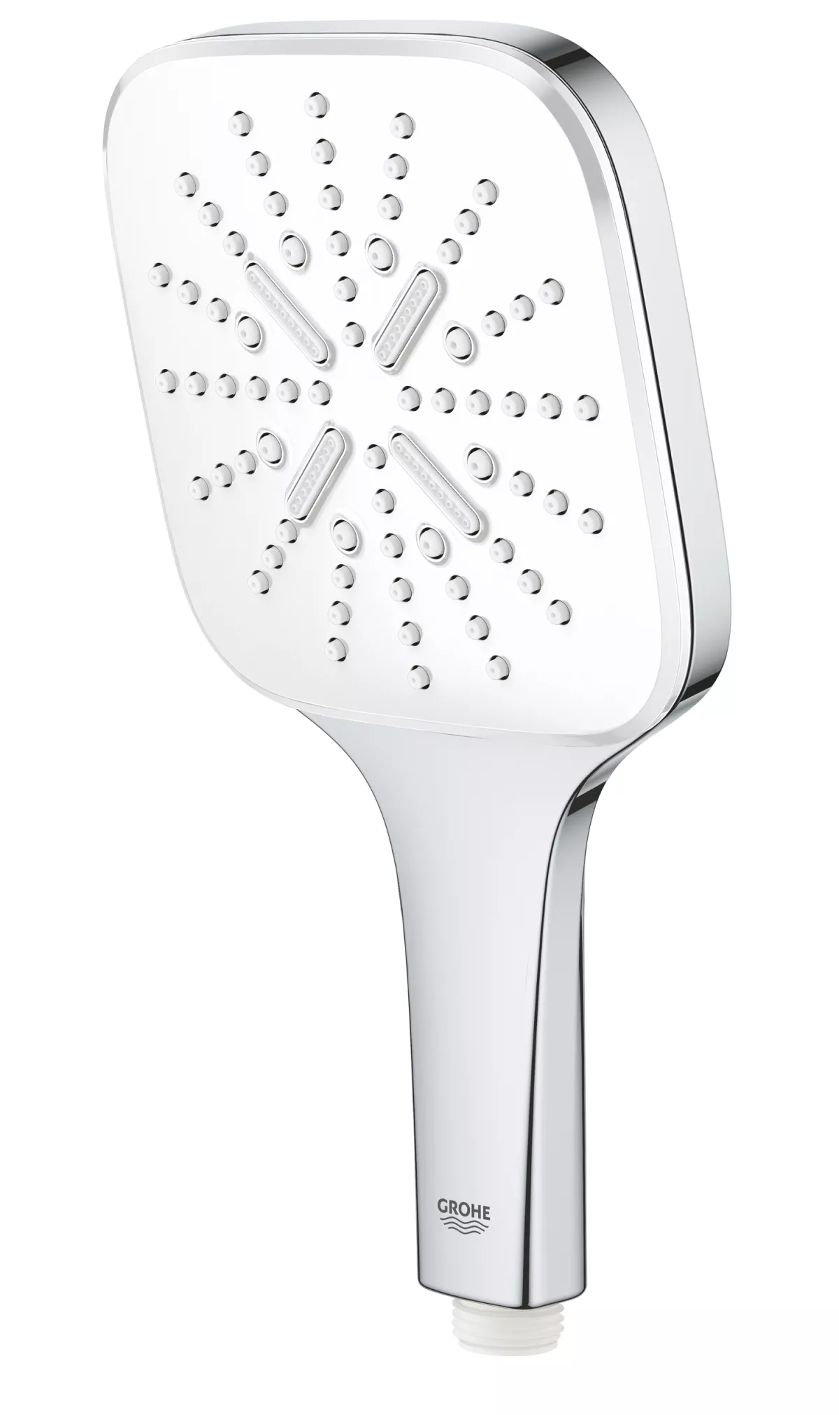 Para de dus Grohe 26551LS0, Rainshower SmartActive Cube 130, universala, 3 functii, crom/alb