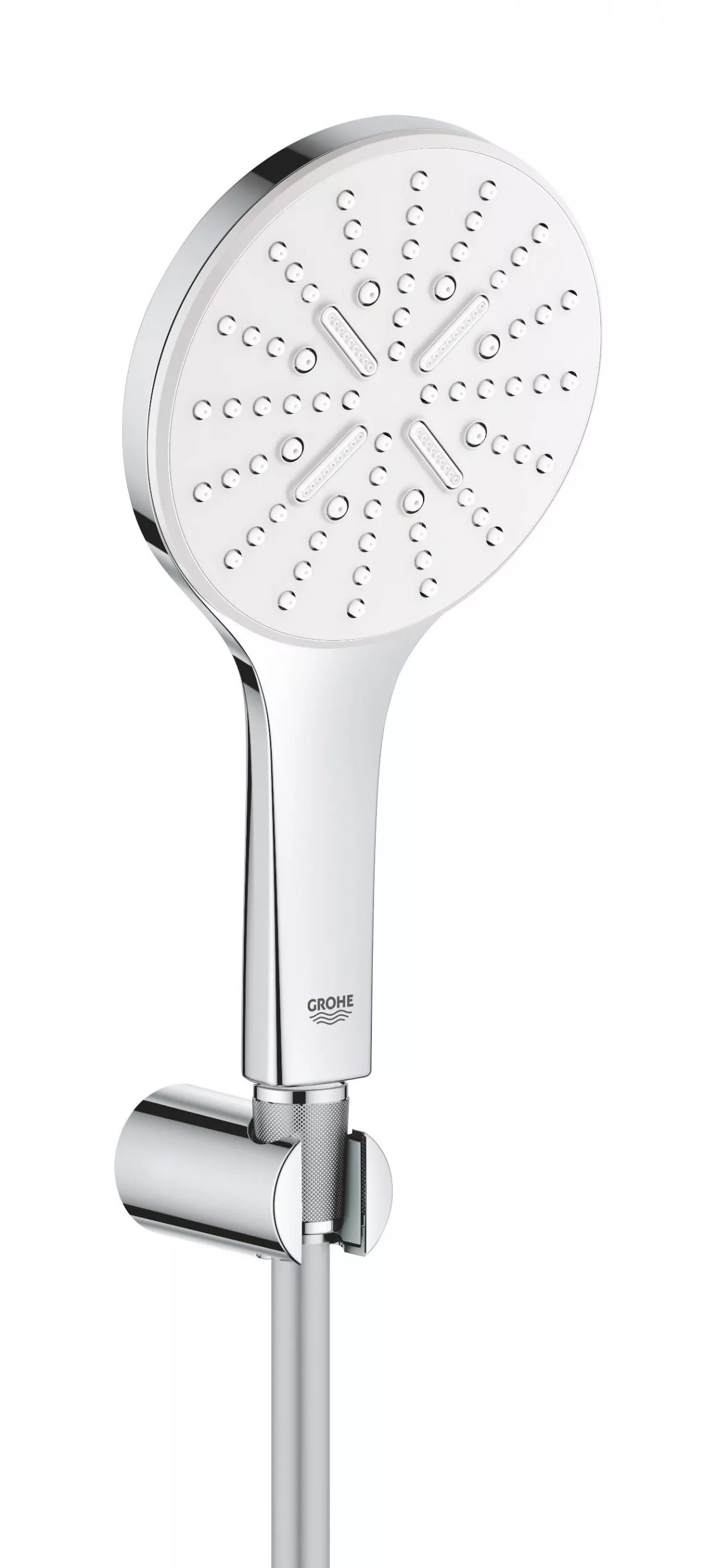 Para de dus Grohe 26581LS0, SmartActive, 130 mm, 3 functii, suport/furtun, crom