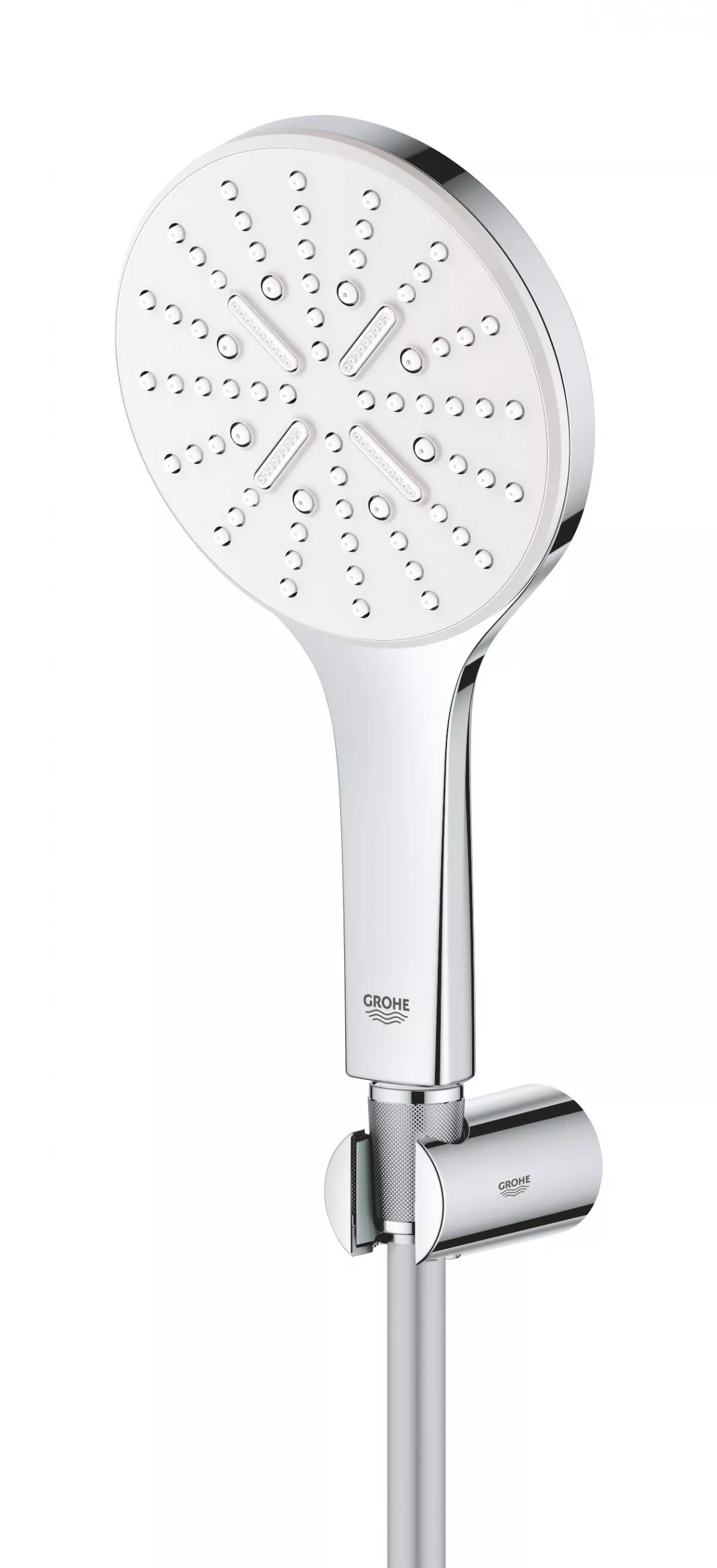 Para de dus Grohe 26581LS0, SmartActive, 130 mm, 3 functii, suport/furtun, crom