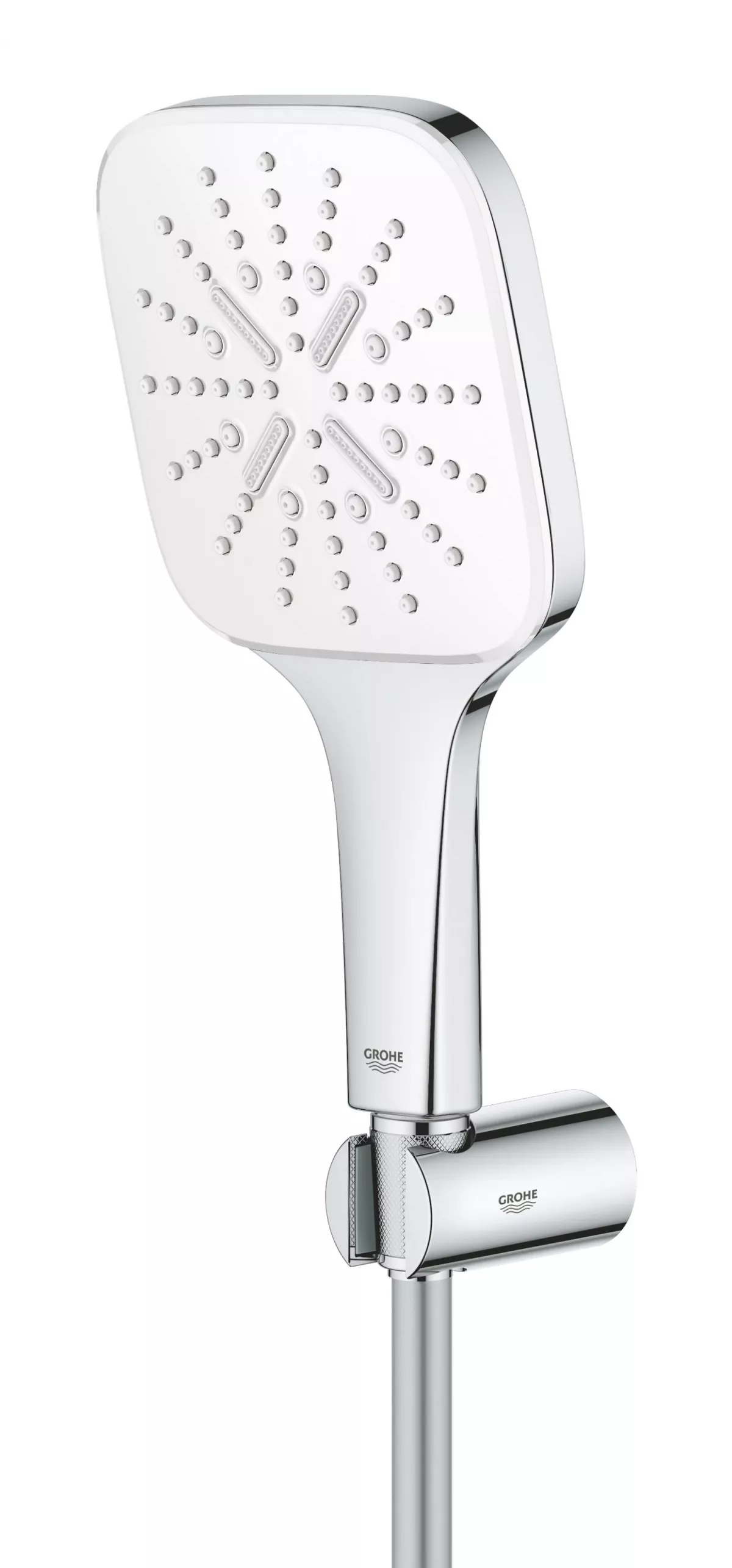 Para de dus Grohe 26589LS0, SmartActive, 130 mm, 3 functii, suport/furtun, crom