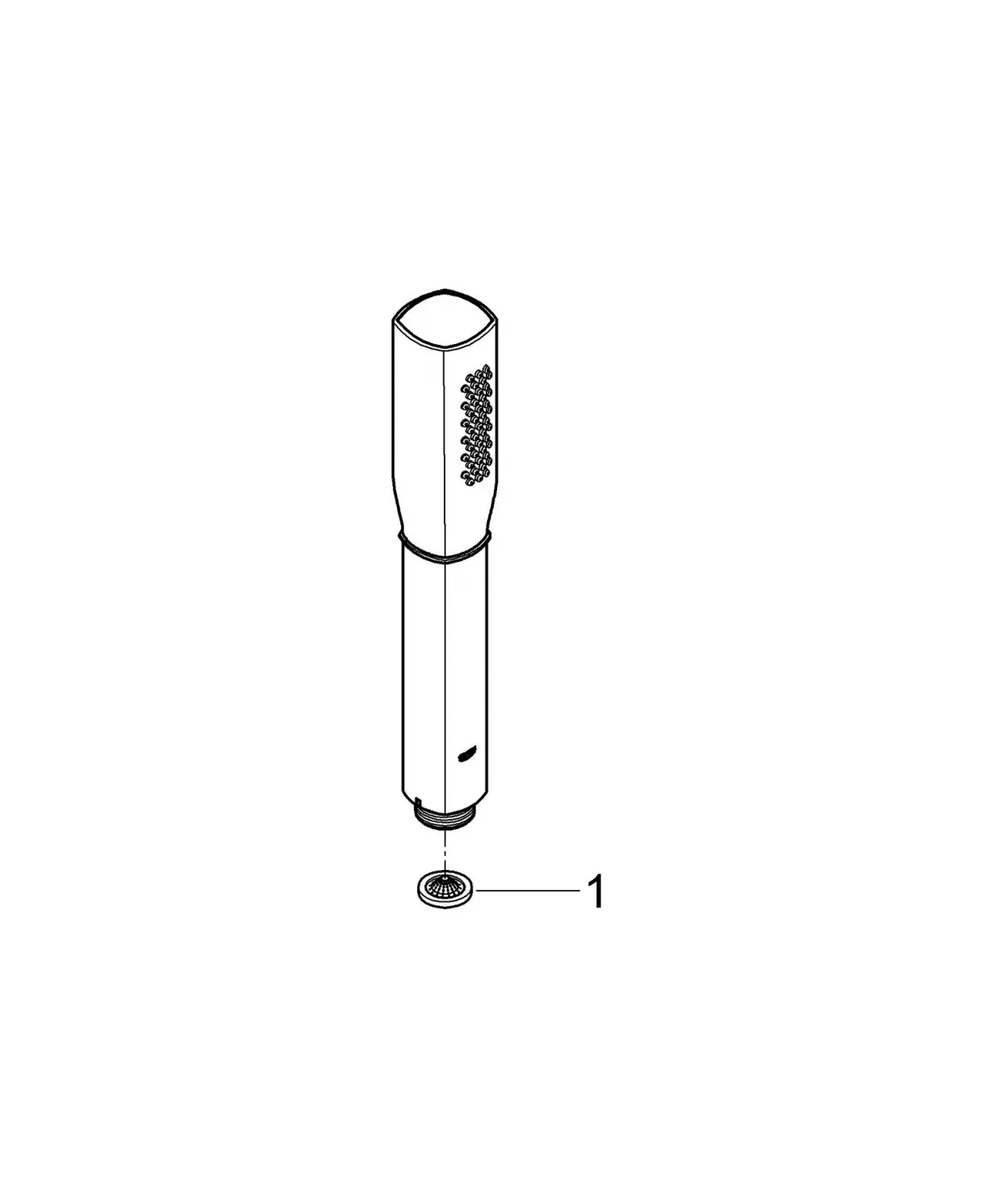 Para dus Grohe 26037IG0, Grandera, 1/2'', 1 functie, metal, crom / auriu