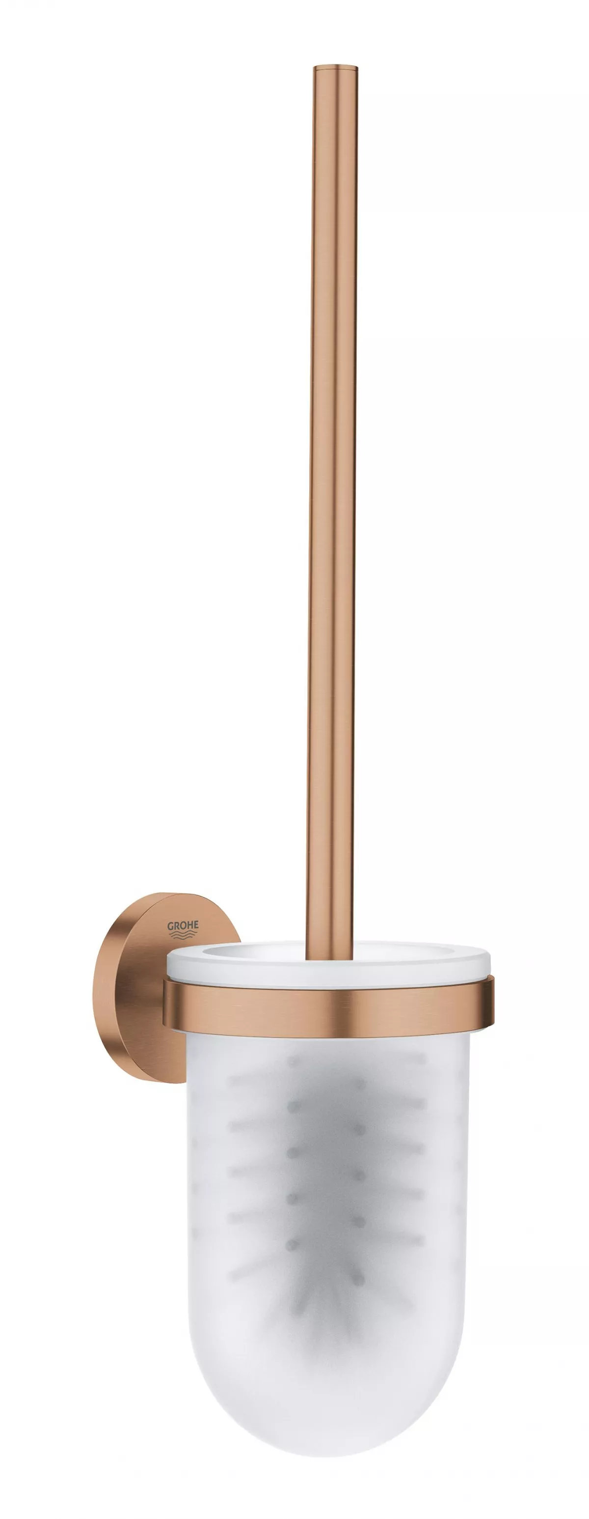 Perie WC Grohe 41185DL0, Start, aparenta, metal/sticla, mat, cupru