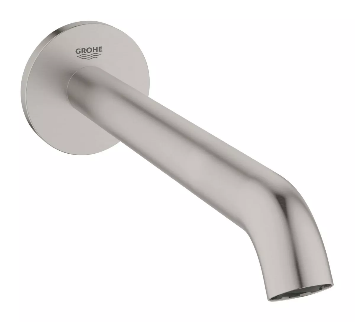 Pipa cada Grohe 13449DC1, Essence, 1/2'', 221 mm, mat, otel satinat