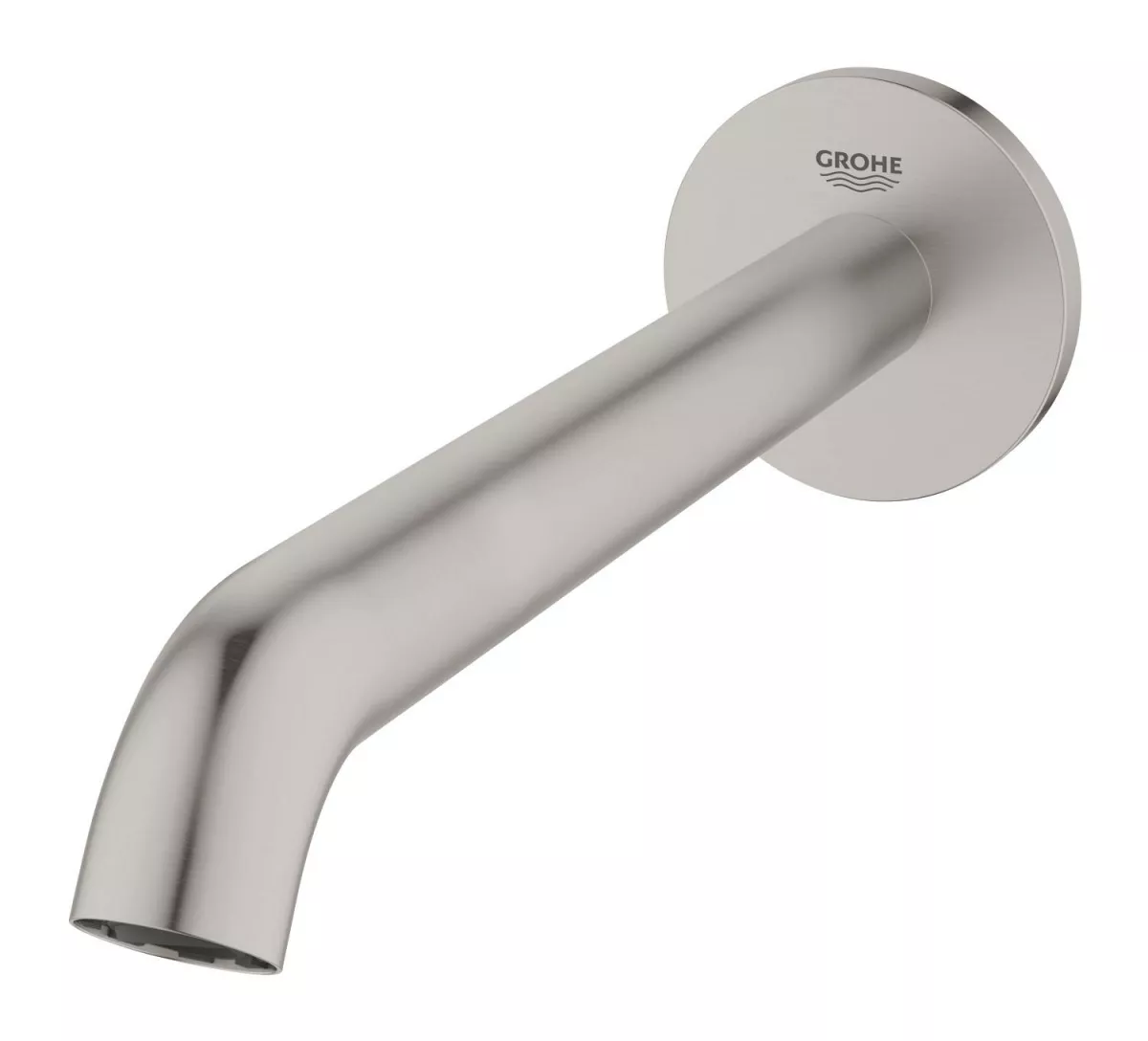 Pipa cada Grohe 13449DC1, Essence, 1/2'', 221 mm, mat, otel satinat